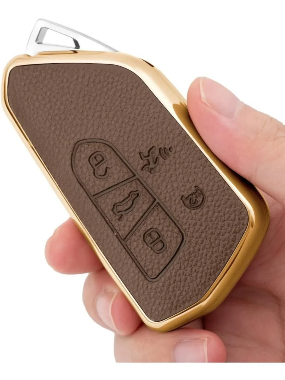 Soft Leather TPU Key Fob Cover Case for VW - Durable, Stylish, Perfect Fit